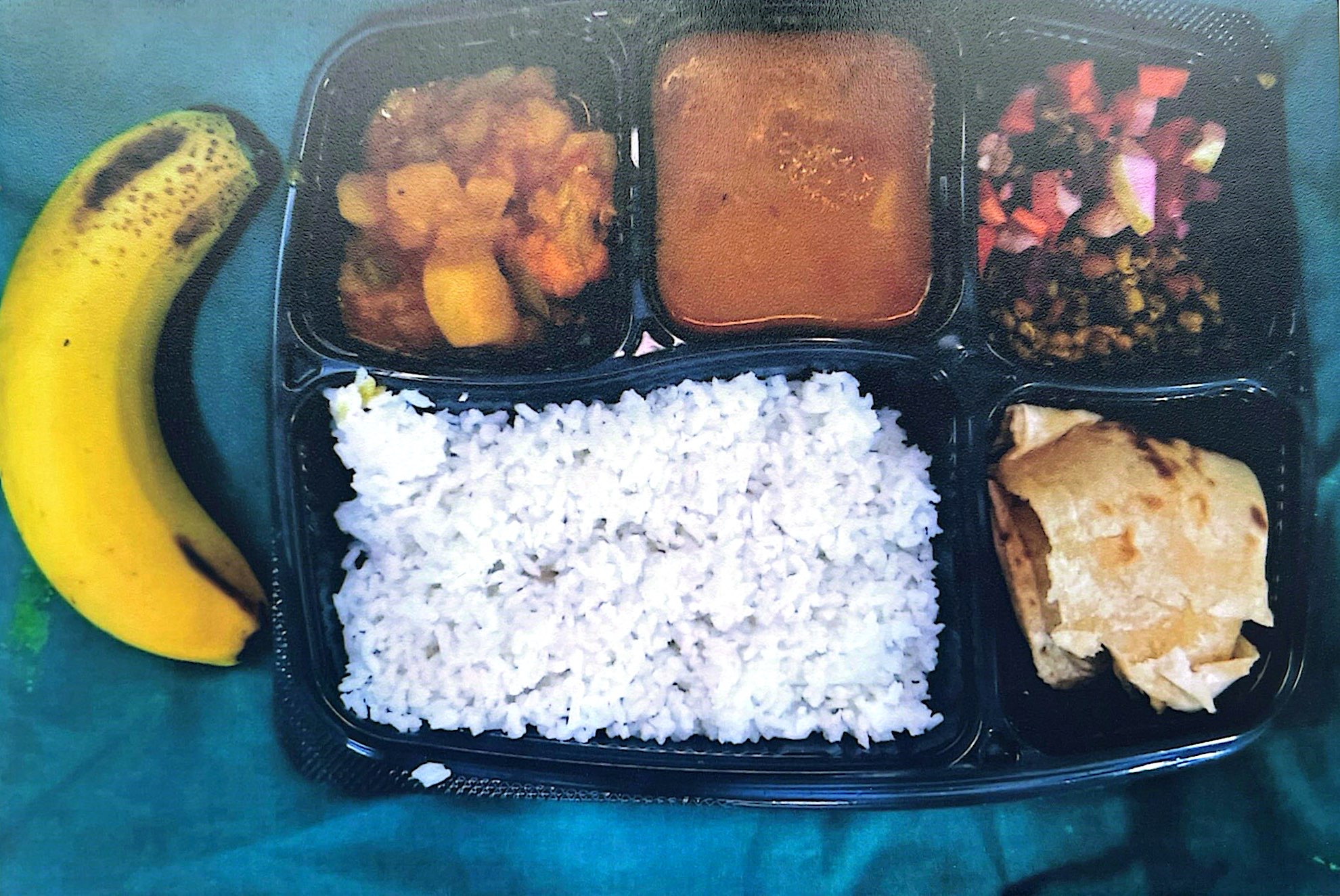 Nutritious meal tray with balanced diet