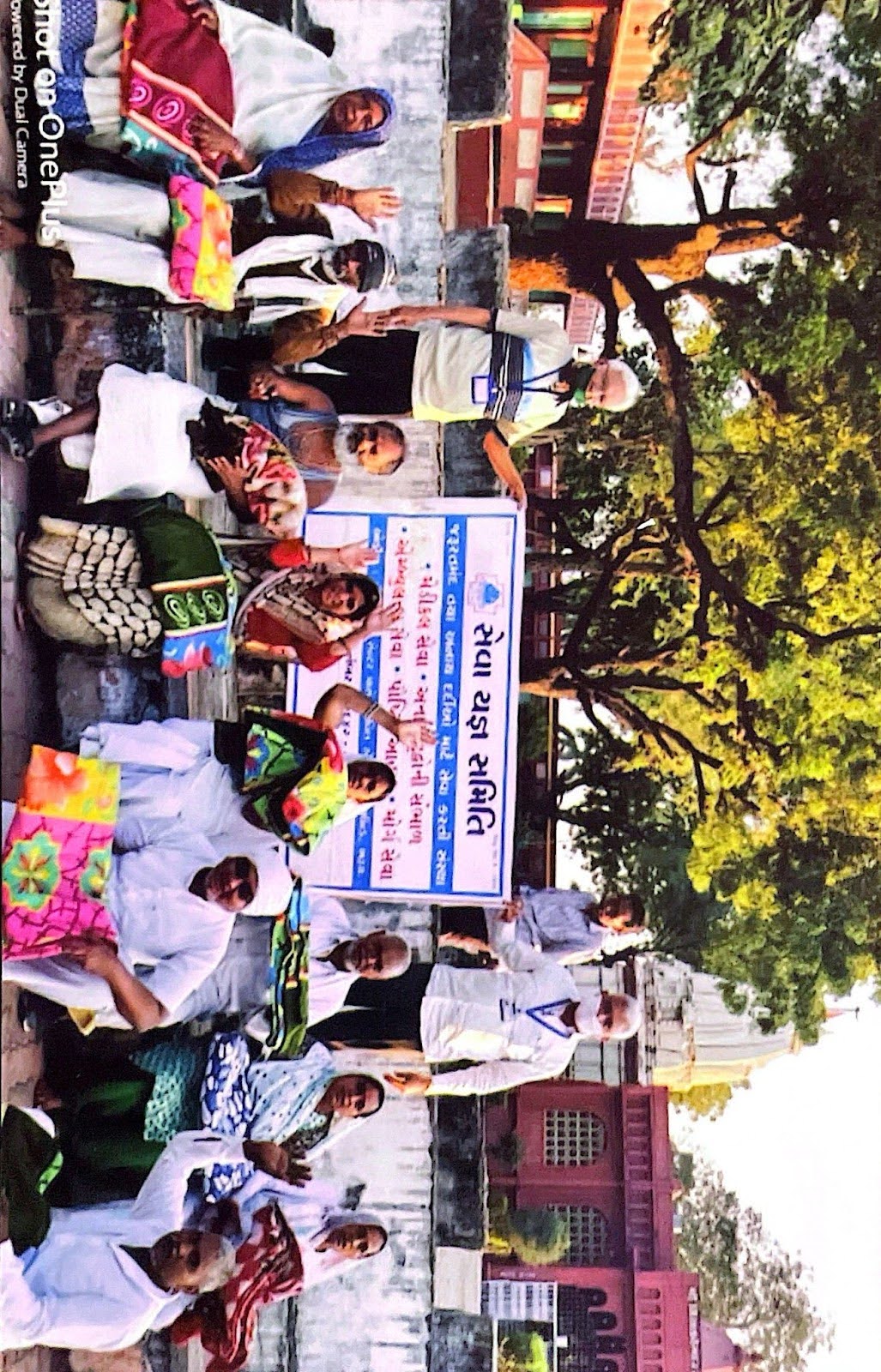 Beneficiaries receiving support and care from Seva Yagna